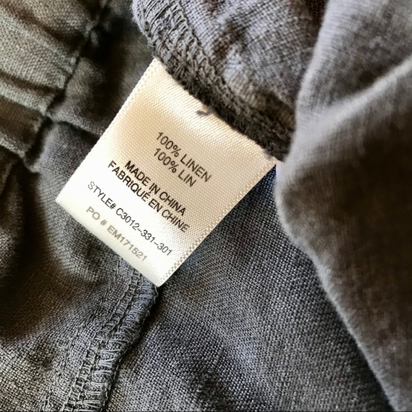 Anthro Cloth & Stone Namua Wide Leg Linen Pants - Picture 14 of 15